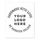 ラブラージのロゴで手シンプル作り ラバースタンプ (インプリント)