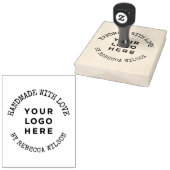 ラブラージのロゴで手シンプル作り ラバースタンプ (押印)