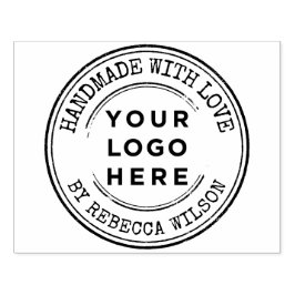 ラブラージロゴ付き手作りカスタムロゴ ラバースタンプ