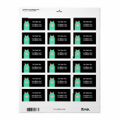 ラブラーラマ絵文字 ラベル (フルシート)