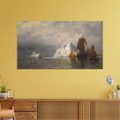 ラブラ海沿岸の魚釣り船 キャンバスプリント (インサイチュ (リビング))