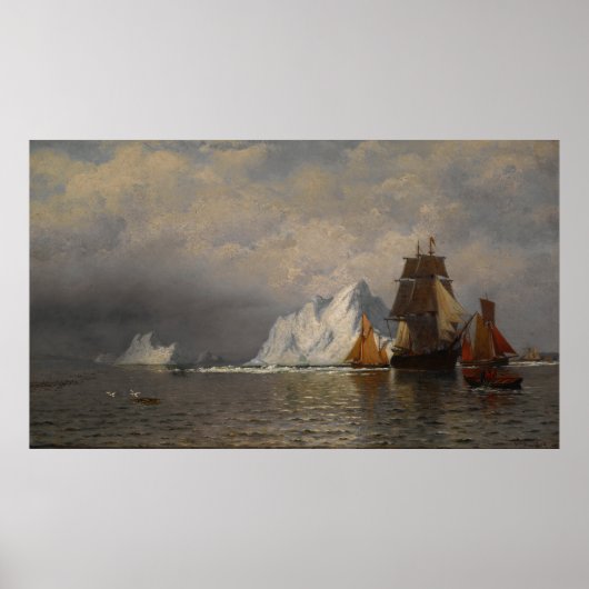 ラブラ海沿岸の魚釣り船 ポスター (正面)