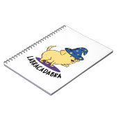 ラブラ – カダブラおもしろいラブラドール魔法ドッグパン ノートブック (左側)