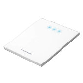 ラブリアーガイル柄のー ノートパッド (回転)