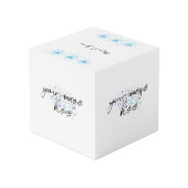 ラブリアーガイル柄のー フォトキューブ (裏面アングル)