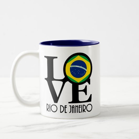 ラブリオデジャネイロ11oz ツートーンマグカップ (左)