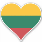 ラブリトアニア国旗 シール (正面)