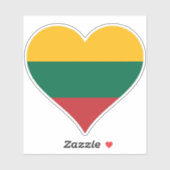 ラブリトアニア国旗 シール (シート)