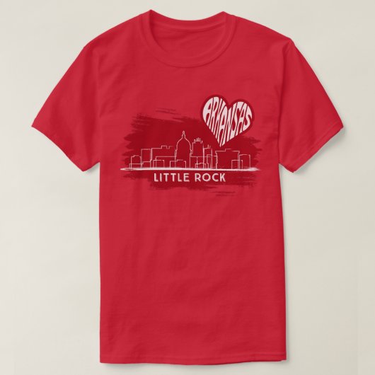 ラブリトルロックアーカンソー Tシャツ (デザイン正面)