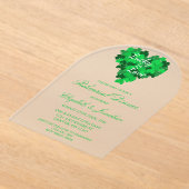 ラブリハーサルディナー アクリル招待状 (レイダウン)