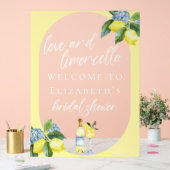 ラブリモンチェロイタリアン手書きブライダルシャワー アクリルサイン (ウェディング)