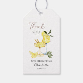 ラブリモンチェロカクテルブライダルシャワーありがとう ギフトタグ