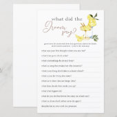 ラブリモンチェロカクテルブライダルシャワーゲーム (正面/裏面)