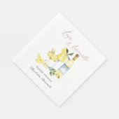 ラブリモンチェロカクテルブライダルシャワー スタンダードランチョンナプキン (角)