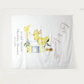 ラブリモンチェロカクテルブライダルシャワー タペストリー (正面(横))