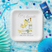 ラブリモンチェロカクテルブライダルシャワー ペーパープレート (パーティー)