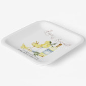 ラブリモンチェロカクテルブライダルシャワー ペーパープレート (傾斜あり)