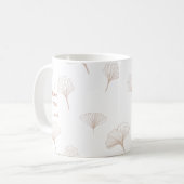 ラブリレアナギンコツリー葉 コーヒーマグカップ (正面左)