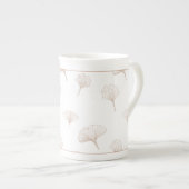 ラブリレアナギンコツリー葉 ボーンチャイナマグカップ (正面右)