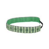 ラブリングワイルドホワイトローゼス抽象芸術 アスレチックヘッドバンド (右)