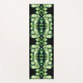 ラブリングワイルドホワイトローゼス抽象芸術 ヨガマット (正面)