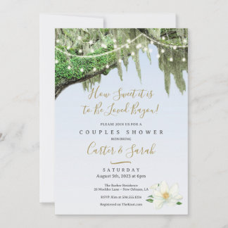 ラブリーなシャワーパーティーの招待状 ウェディングシャワー 招待状