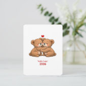 ラブリーなテディベアカップル  シーズンカード (スタンド正面)