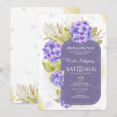 ラブリーなハイドランジア 招待状 (正面/裏面)