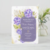 ラブリーなハイドランジア 招待状 (スタンド正面)