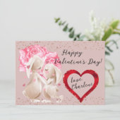 ラブリーなバレンタイン ハートの赤 シーズンカード (スタンド正面)