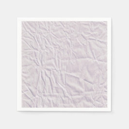 ラブリーなラベンダーのナプキンに、くしゃっとしたデザイン スタンダードカクテルナプキン