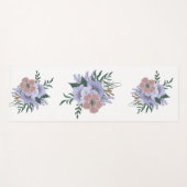 ラブリーなラベンダー ブーケ ヨガマット (正面(横))