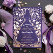 ラブリーなラベンダー ミス キンセ アニョス キンセアニェラ 招待状