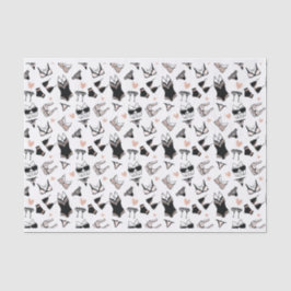 ラブリーなランジェリー柄のティッシュペーパー 薄葉紙