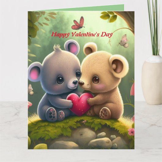 ラブリーな動物たち カード (正面)