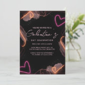 ラブリーな妻とティーンガールズのためのガレンタインズデー 招待状 (スタンド正面)