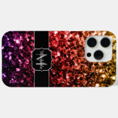 ラブリーな輝きのモノグラム Case-Mate iPhoneケース (裏面 (横))