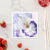 ラブリーアイリスカスタム紙ナプキンス スタンダードカクテルナプキン (インサイチュ)