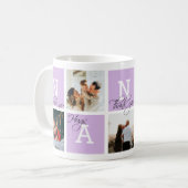 ラブリーアクセブティナニー5フォトライトパープル コーヒーマグカップ (正面左)