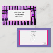 ラブリーアドベンションオルガンパイプオルガニスト 名刺 (正面/裏面)