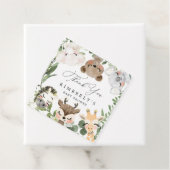 ラブリーアニマルベビーシャワーメッセージカード フェイバータグ (インサイチュ)