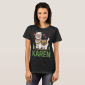 ラブリーアルパカ – カレン名 Tシャツ (正面フル)
