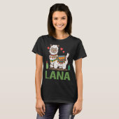 ラブリーアルパカ – ラナ名 Tシャツ (正面フル)