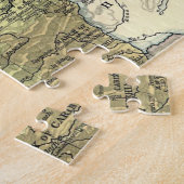 ラブリーアンドアンティークヨーロッパの地図 ジグソーパズル (側面)