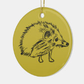 ラブリーアンドスイートヘッジホッグスケッチオーナメント セラミックオーナメント (左)