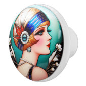 ラブリーアート12フラッパー セラミックノブ (右)