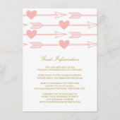 ラブリーア結婚ローズの挿入カード/赤面&金ゴールド エンクロージャーカード (正面)