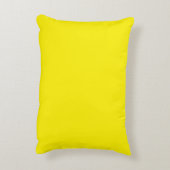 ラブリーイエローフローラアクセント枕 アクセントクッション (裏面(縦))