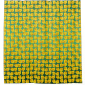 ラブリーイエローフローラ シャワーカーテン (正面)