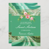 ラブリーイングリーンSweet sixteen招待状 招待状 (正面/裏面)